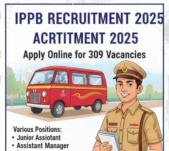 IPPB Recruitment 2025 – Notification for 309 Vacancies Apply Online