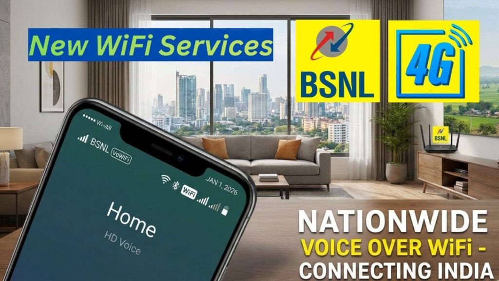 BSNL rolls out Voice Over WiFi services nationwide to improve call connectivity on New Year