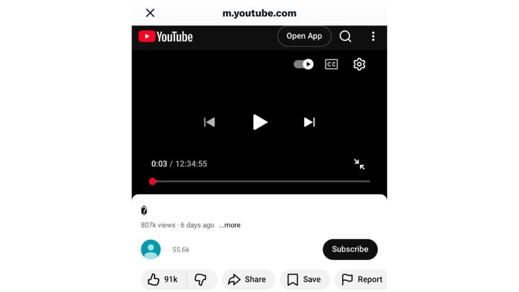 YouTube चैनल [?] द्वारा पोस्ट किया गया 150 घंटे लंबा YouTube Short, जिसे देखकर लोग हैरान हो गए और वीडियो वायरल हो गया