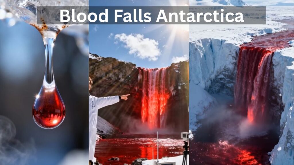 अंटार्कटिका का खून का झरना - Blood Falls in Antarctica