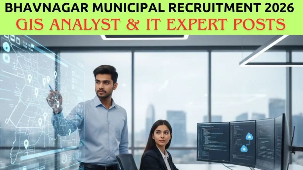 Bhavnagar Municipal Recruitment 2026 GIS Analyst & IT Expert Jobs